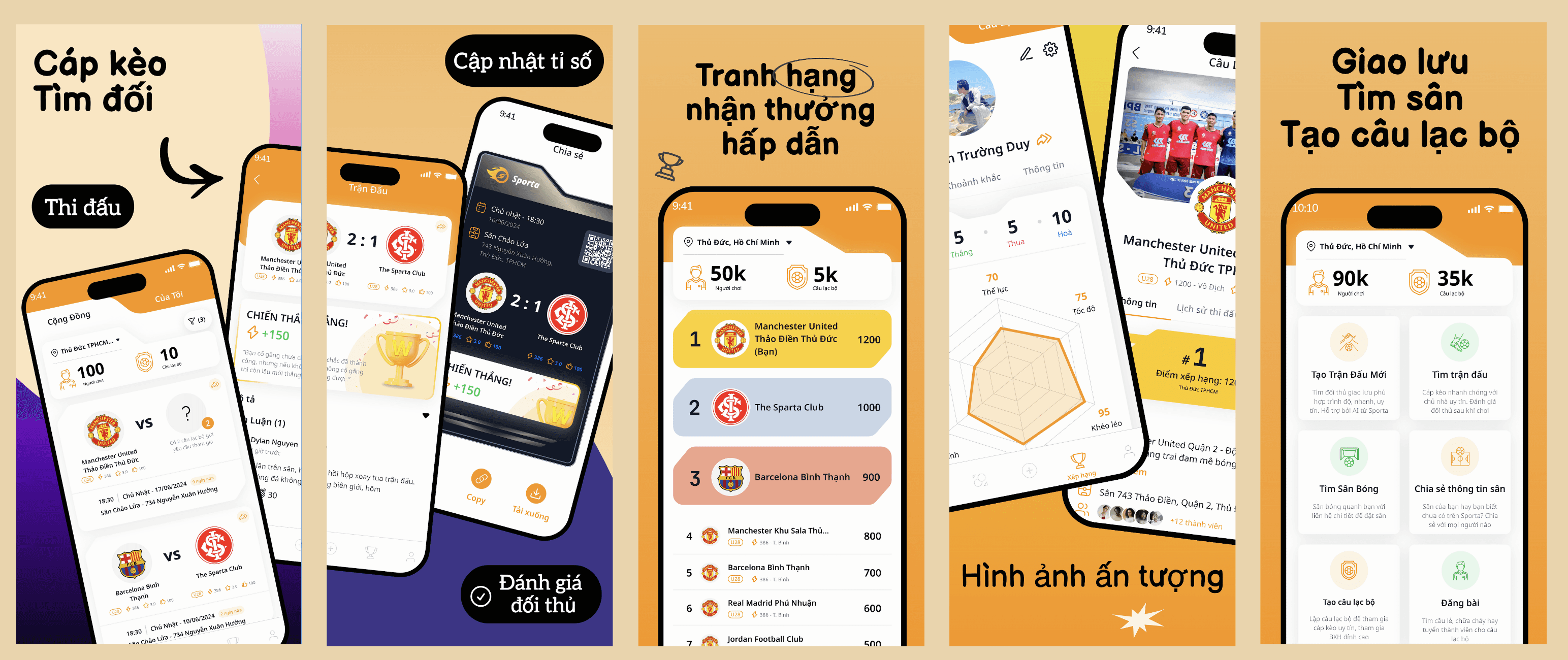 Sporta mobile app
